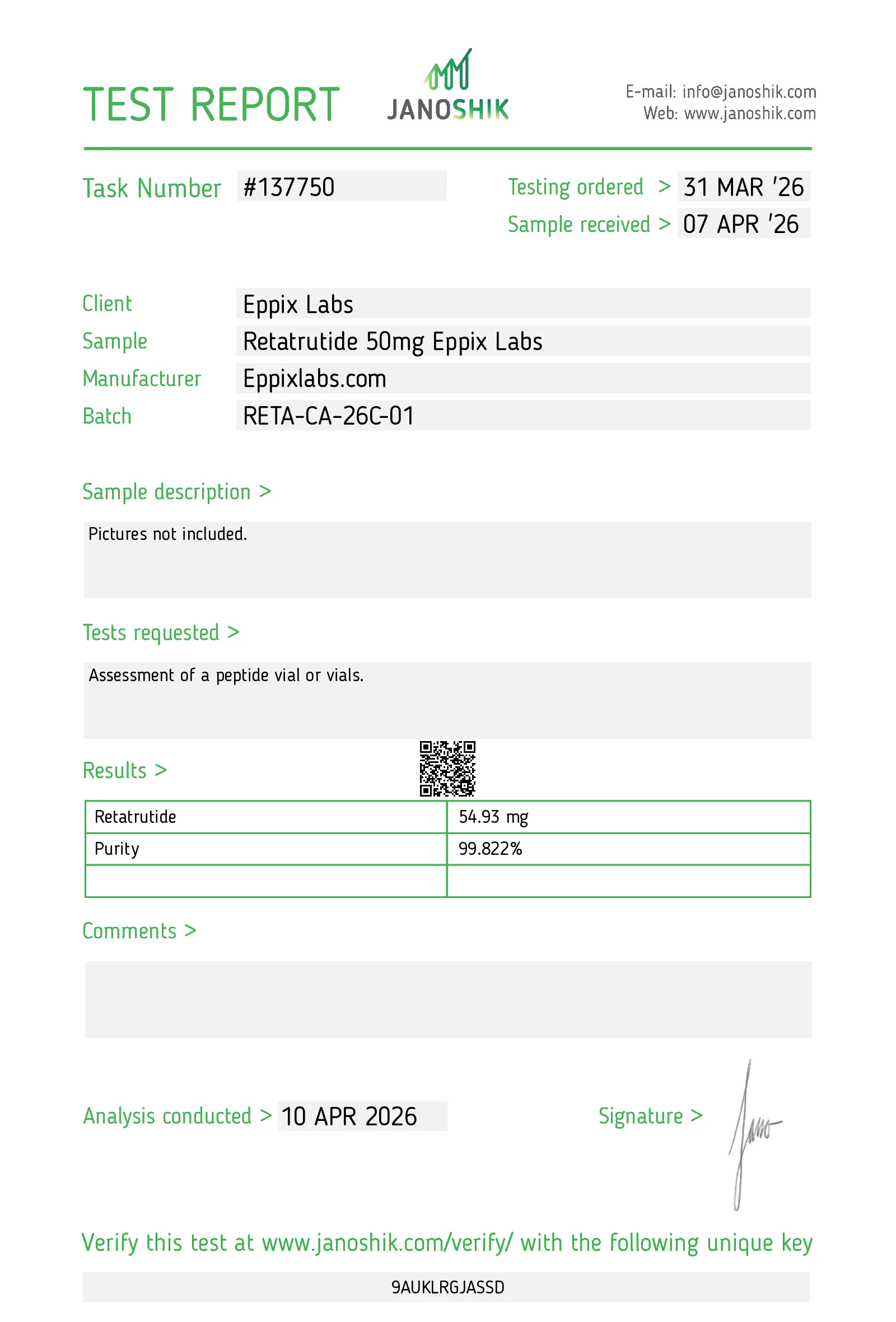 Reta (GLP-3) — 50mg