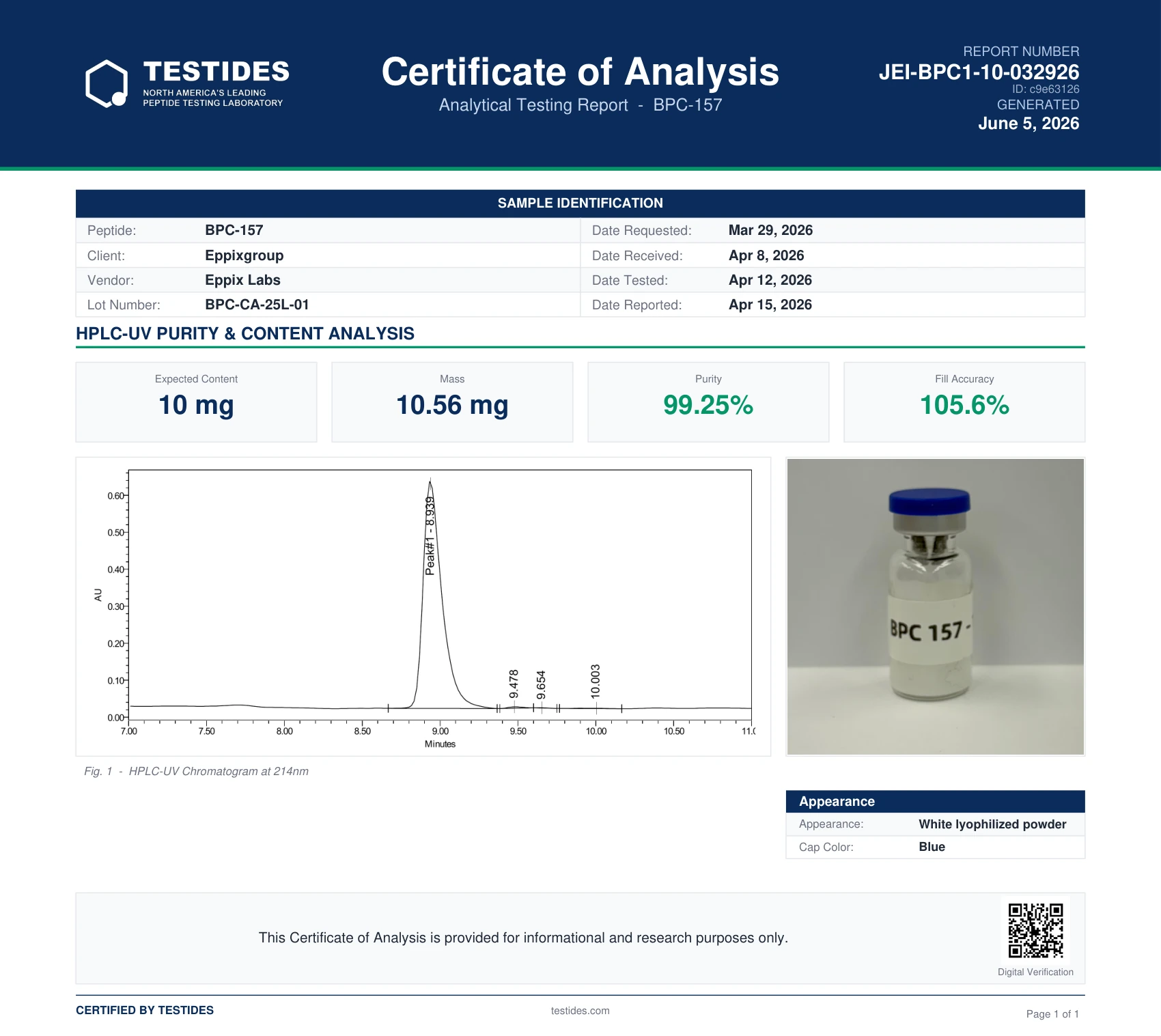 BPC-157 — 10mg